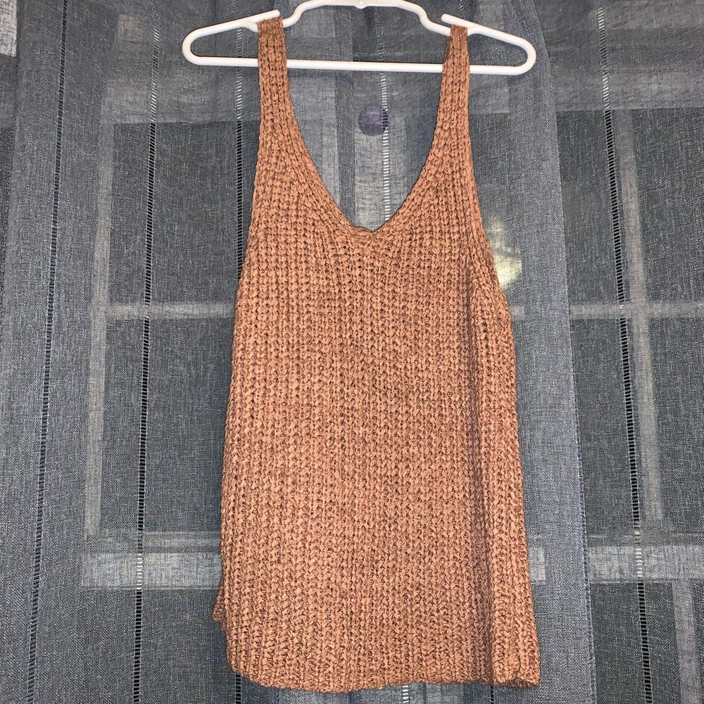 Knit tank top